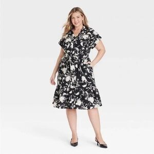 ava and viv black floral dress GEORGE - Royal Blue Formal Slim Fit Shirt